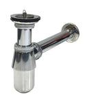 Chrome plug & beker sifon (2 in 1) 5/4 x 32 mm