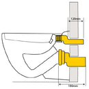Verhoogset-Wandcloset tbv.Inb/ Reserv. No:3282