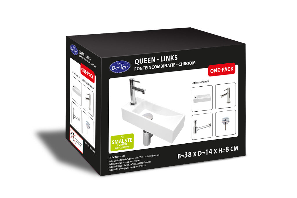 One Pack Fonteincombinatie Queen Links