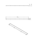 tegelrooster voor douchegoot 120 cm