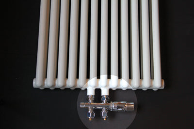 Radiator-Aansluitset Midden Onder Recht Universeel (DS-ORANJE)