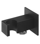Sapho Handshower Holder Square Fixed With Shower Outlet Zwart Matt afbeelding 2