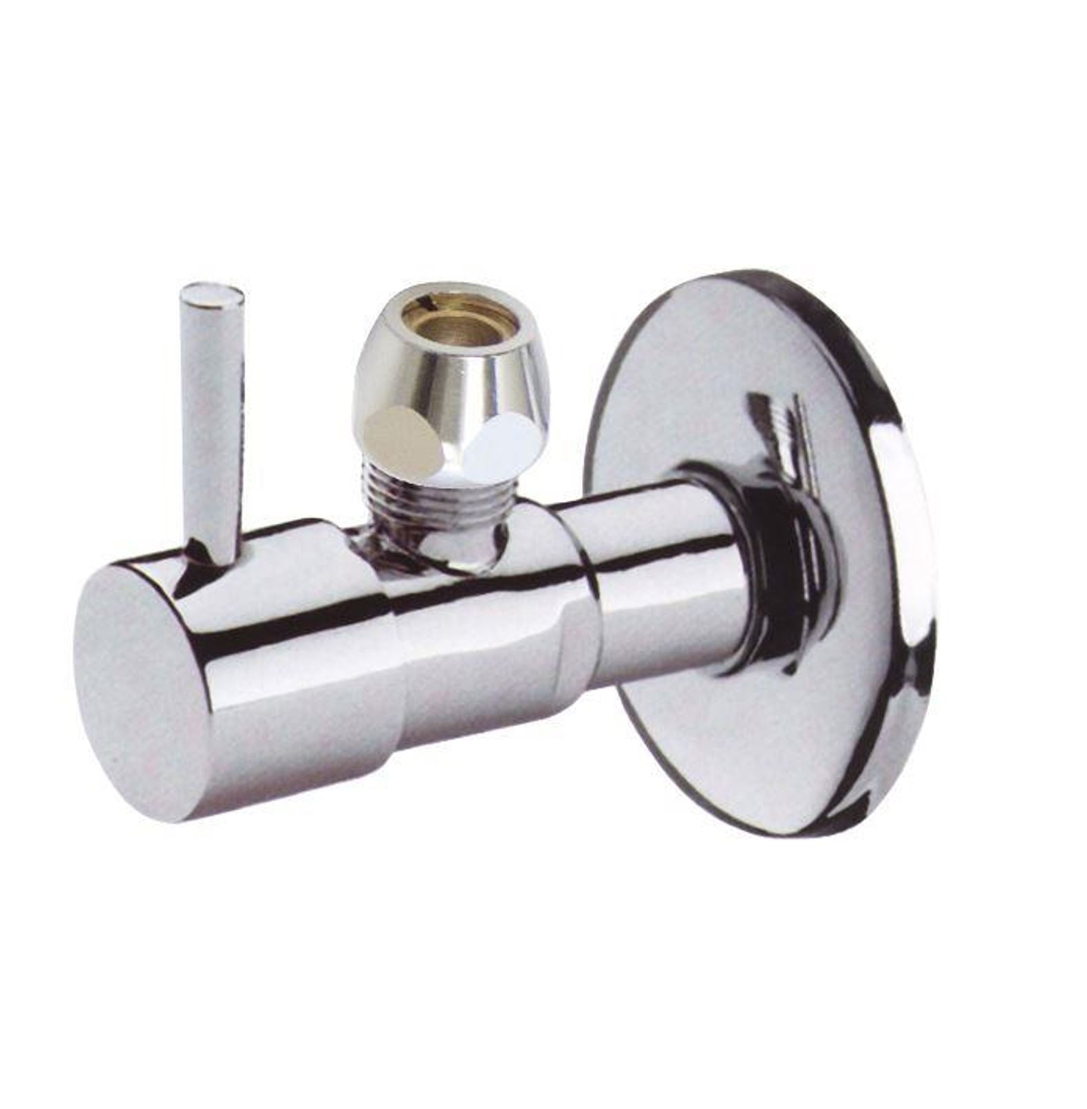 Design-Upper hoekstopkraan 3/8 x 3/8 (10 mm knel) Chroom
