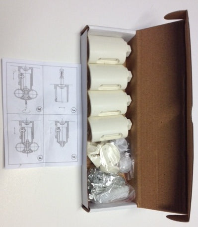 Service (ter Vervanging) Los Bevestigingset T.b.v.Zero-White Radiator