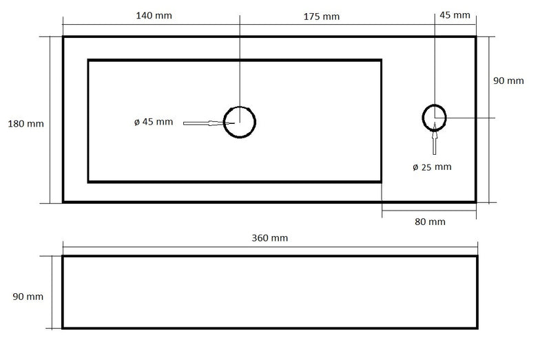 One Pack fonteincombinatie Mini-Block Rechts