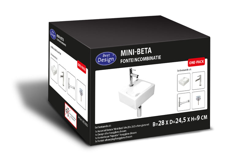 One pack fonteincombinatie Mini-Beta