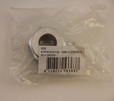 Eurokonus Koppeling CV Buis 15 mm 3/4 T.b.v.onderblok 3860010-3860020