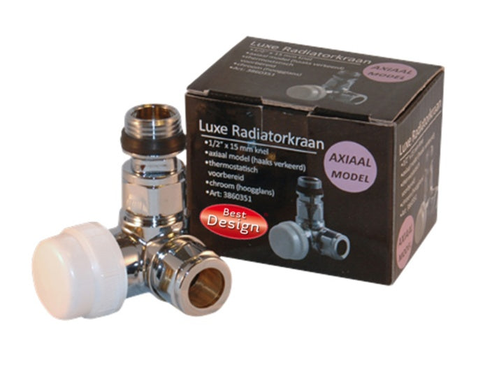 Thermostatische Radiatorkraan Axiaal 1/2x15mm