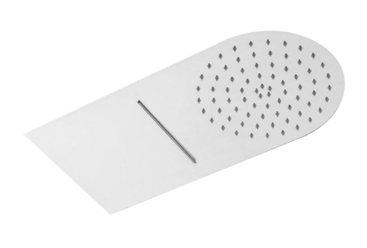 Ultra-Thin Long Hoofddouche + Waterval 500x250 mm Dikte 2mm