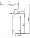 Clean inbouw zeepdispencer Chroom