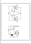 Chrome Ten douchemengkraan