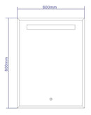 Miracle LED spiegel B=60cm x H=80cm