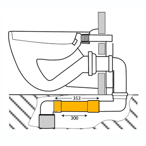 PVC verlengstuk tbv: verloopbocht art.3807411 No:3949