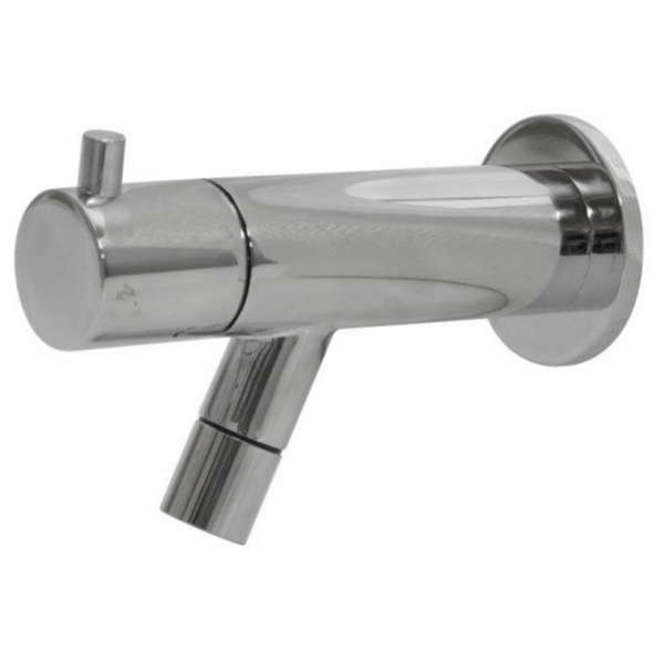 Chrome Spador wand toiletkraan