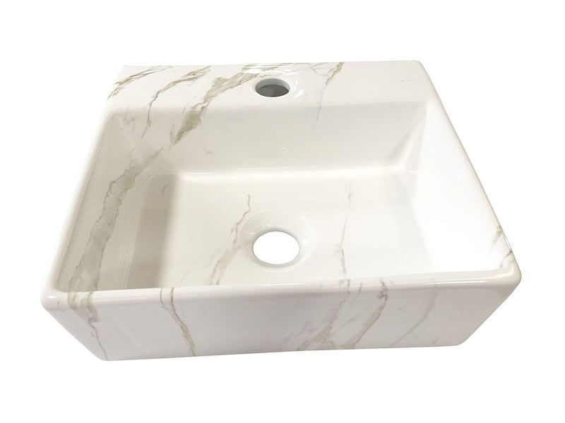 Leto fontein 33,5 x 29 x 11,5 cm keramiek carrara