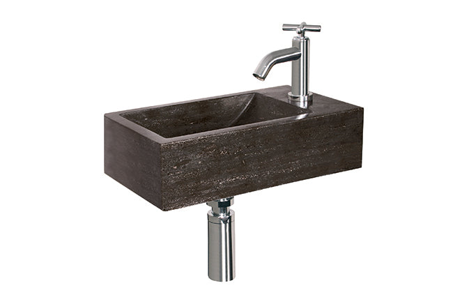 Matera fonteinset rechts 40x23x10.5 – Wiesbaden – Chroom – Complete Fonteinset | Dealplein