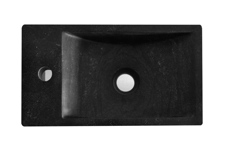 Raw fontein links 40x22x10 cm hardsteen gezoet – Wiesbaden – Vermelde uitvoering – Fontein | Dealplein
