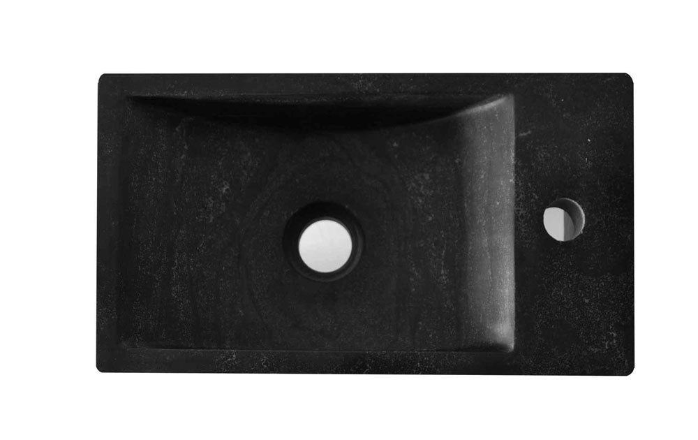 Raw fontein rechts 40x22x10 cm hardsteen gezoet – Wiesbaden – Vermelde uitvoering – Fontein | Dealplein