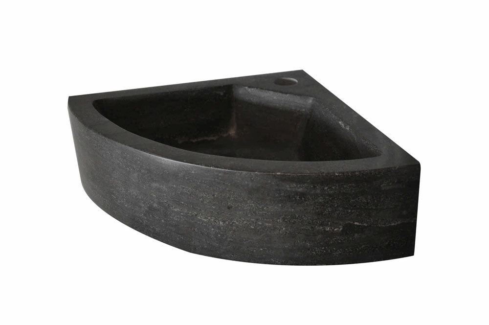 Raw hoekfontein 30x30x10 cm hardsteen gezoet – Wiesbaden – Onbekend – Fonteinen | Dealplein