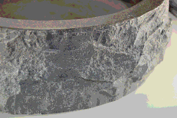 Raw waskom rond hamerslag 40x12 cm hardsteen gezoet – Wiesbaden – Onbekend – Waskommen | Dealplein