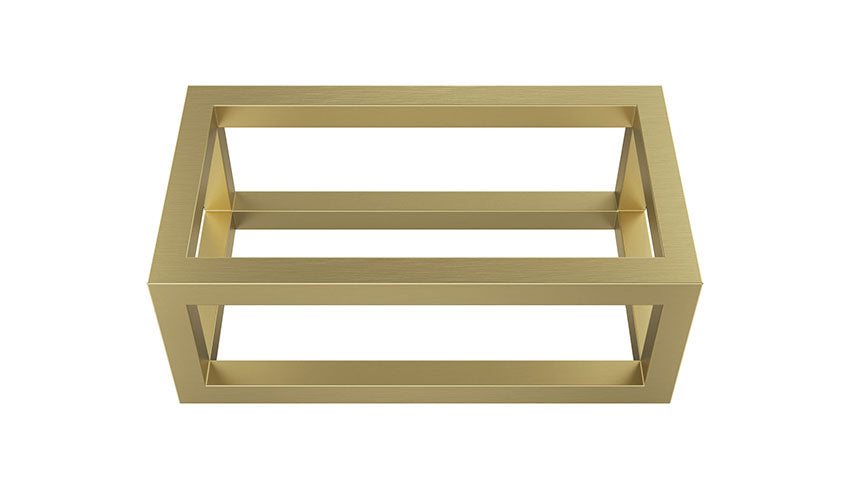 Wiesbaden Nick frame voor fontein 395 x 150 x 215 mm geborsteld messing PVD