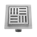 Lineaire afvoer REA CROSS Brush Steel 12x12 - View 4