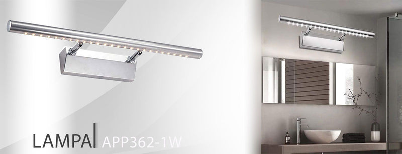 LED BADKAMER WANDLAMP BOVEN SPIEGEL 7W 55CM APP362-1W - View 8