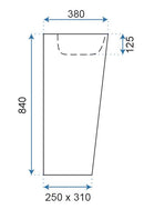 Vrijstaande wastafel Rea Daria - View 7