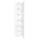 Blanco-Wit hoge kolomkast L&R 35x180 cm Glans-Wit