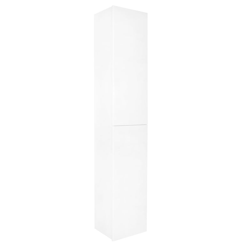 Blanco-Wit hoge kolomkast L&R 35x180 cm Glans-Wit