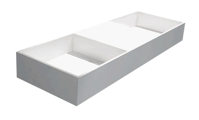 Dubbel-120 Wastafel Just-Solid 120x40x15cm