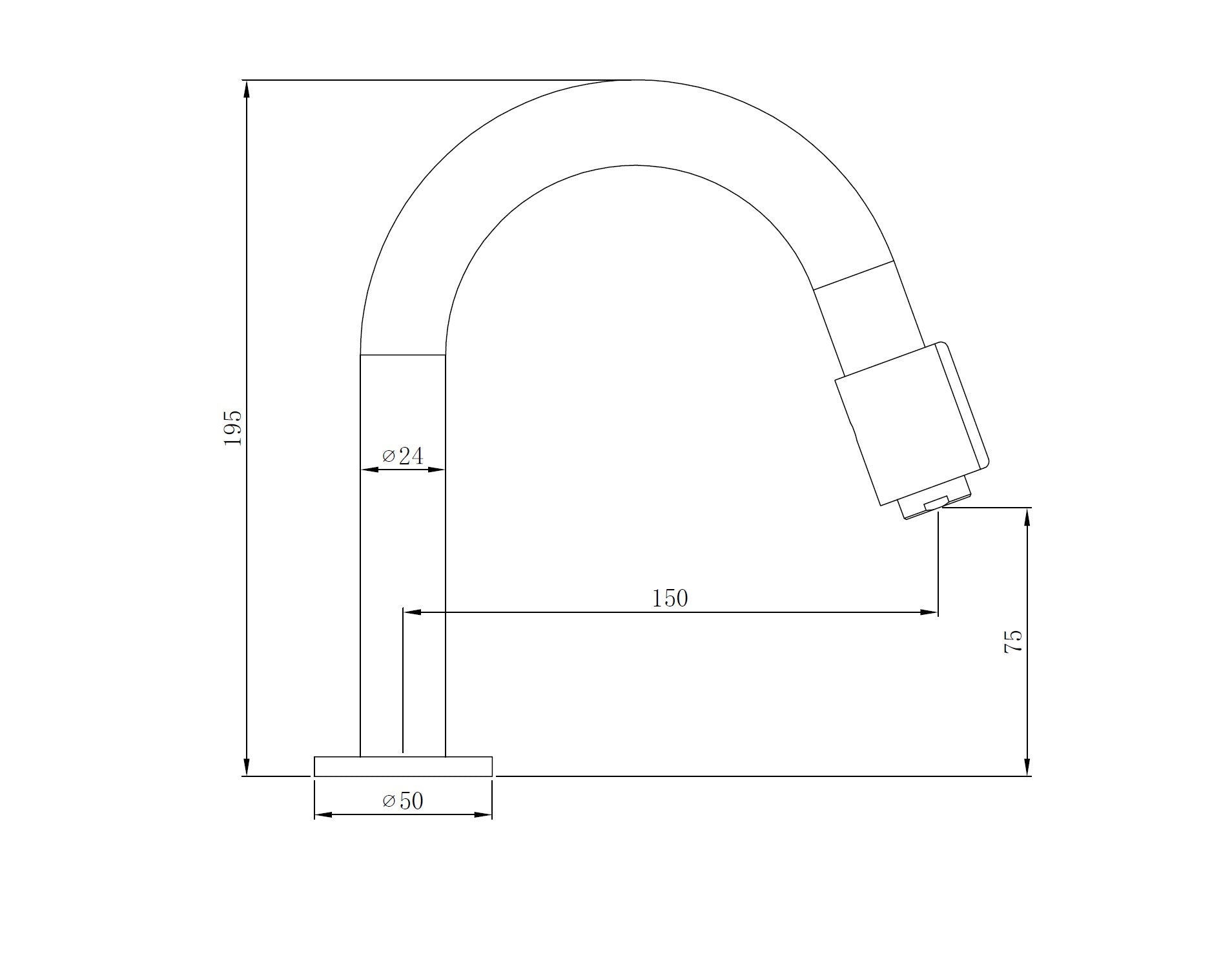 Ore-Dimpel Fonteinkraan RVS 304