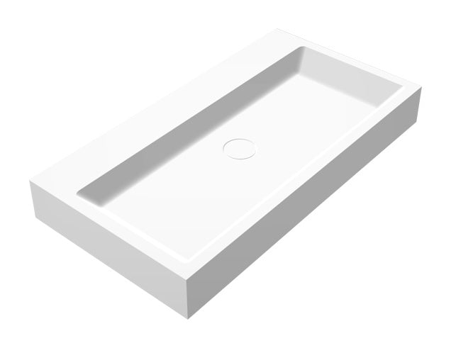 Opera-80 wastafel Just-Solid 80x42x10cm