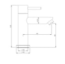 Ore-Resol toiletkraan RVS-304