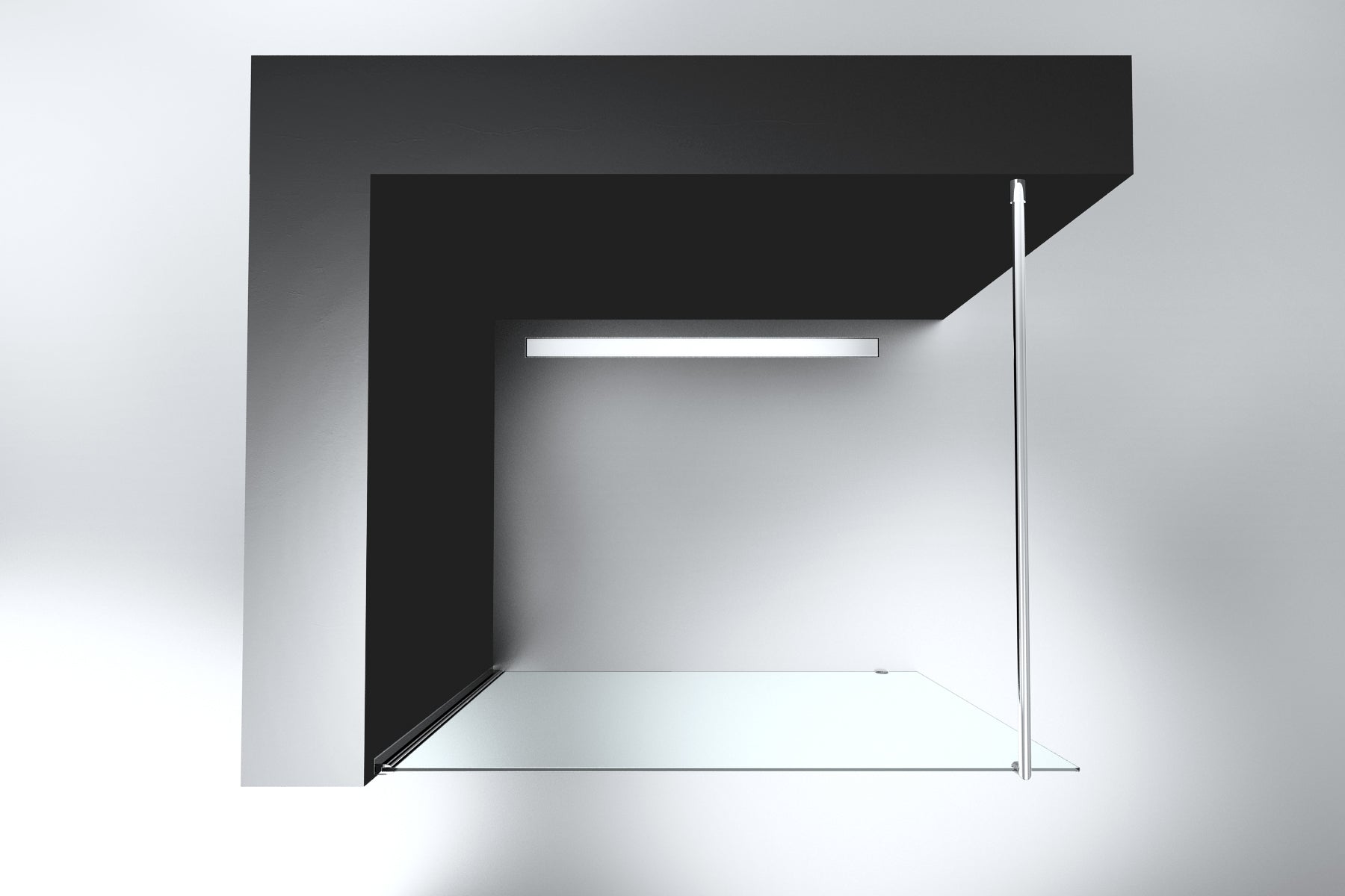 Erico 500 inloopdouche 47-49 cm NANO 8mm glas