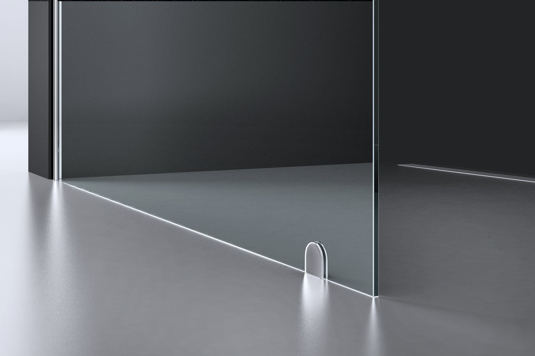 Detail van inloopdouche ADW Erico 1400 137 139 Chroom