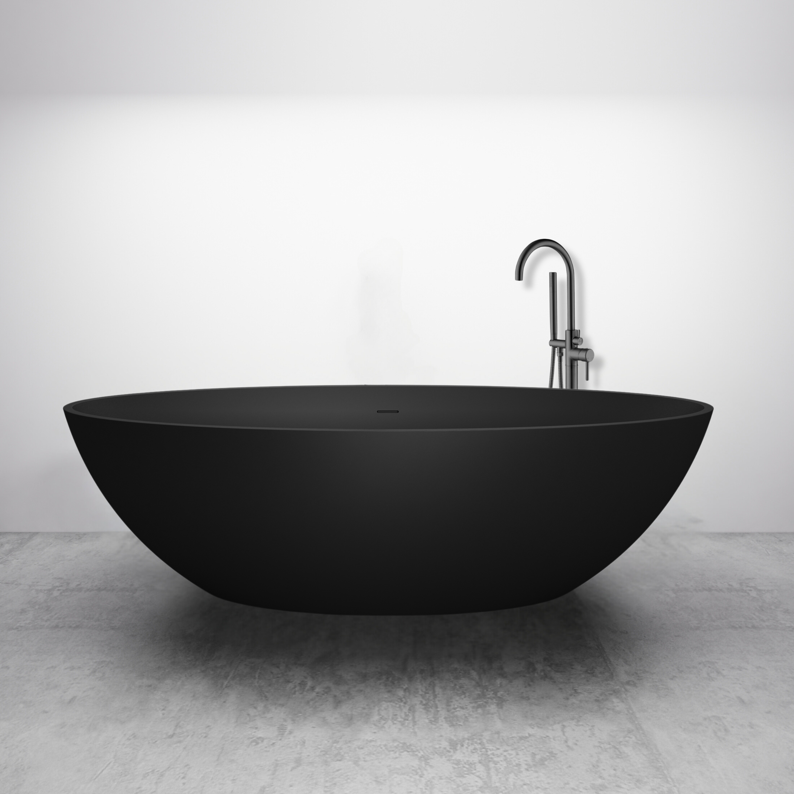 New-Stone vrijstaand bad Just-Solid 180x85x52cm