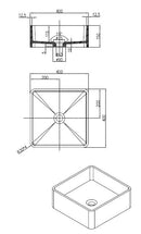 Accia opbouw-waskom Just-Solid 40cm
