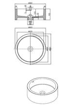 Compo opbouw-waskom Just-Solid 46cm