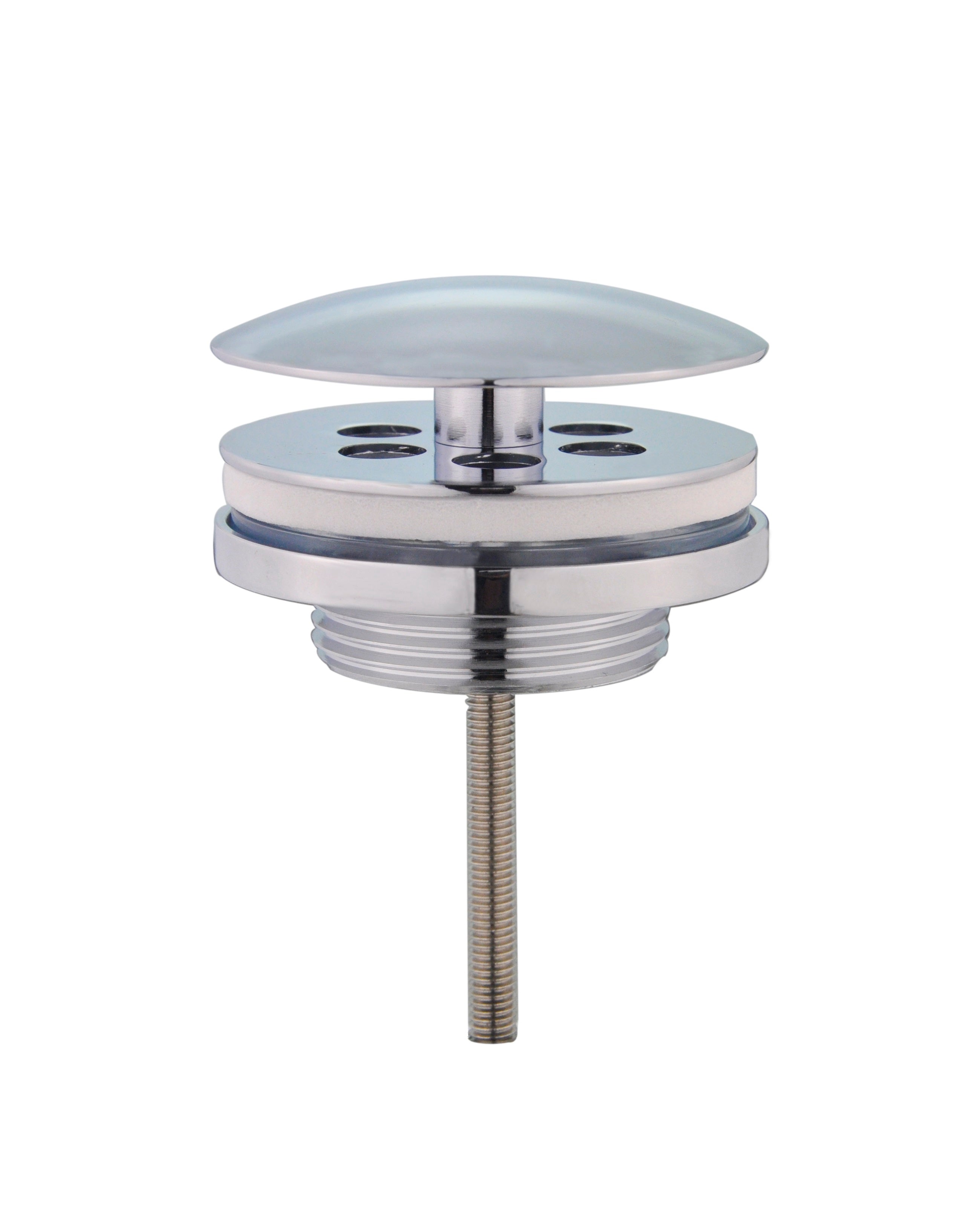 Chroom Low fontein afvoerplug 5/4