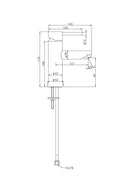 Chrome Matrix wastafelmengkraan