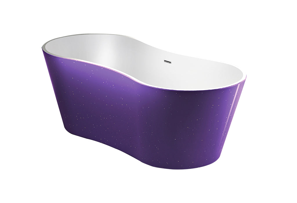 Color-Purplecub vrijstaand bad 174x77x58cm