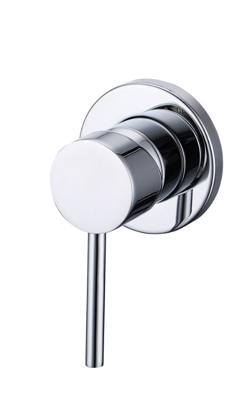 Chrome Quatra Omstelkraan Inbouw Koud/warm