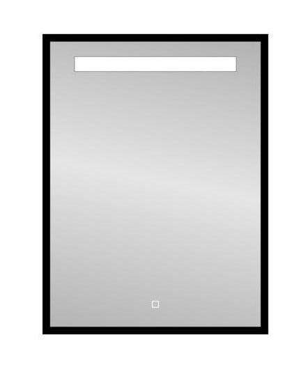 Badkamerspiegel Best Design Nero Miracle B 60×80 cm Mat Zwart — met LED-verlichting