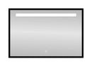 Nero Black-Miracle LED spiegel B=100cm x H=80cm mat-zwart