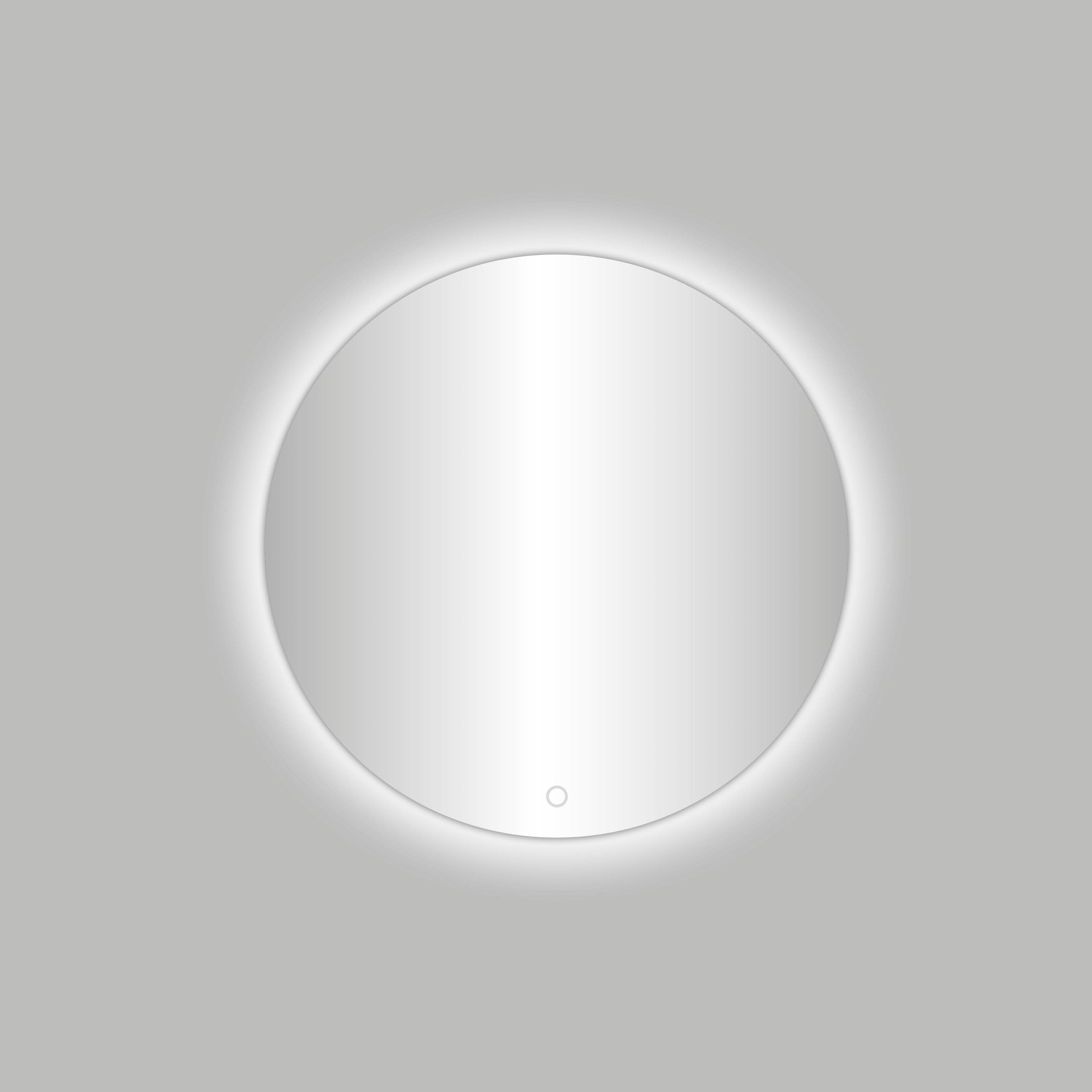 Badkamerspiegel Best Design Ingiro Ø Ø 60 cm Neutraal — met LED-verlichting