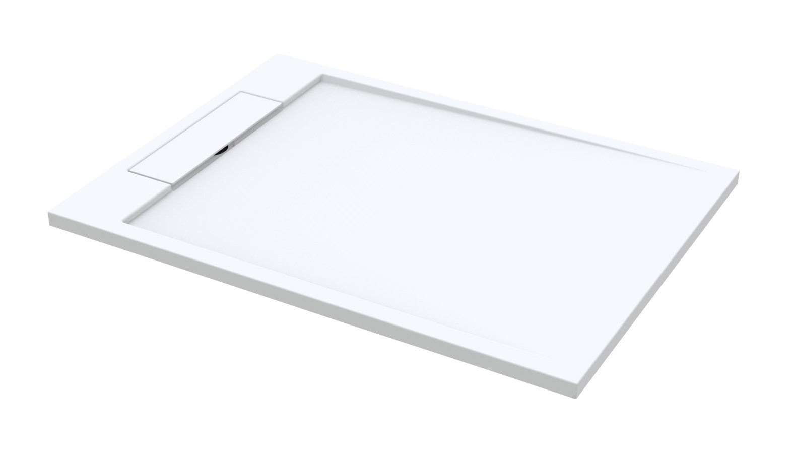 Douchebak Just-Solid 140 x 90 x 4,5 cm Mat Wit