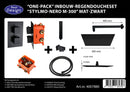 One-Pack inbouw-regendoucheset Stylmo-Nero M-300 Mat-Zwart