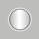 Nero VenetiÃ« ronde spiegel incl.led verlichting Ã˜60cm mat-zwart