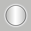 Nero VenetiÃ« ronde spiegel incl.led verlichting Ã˜100cm mat-zwart
